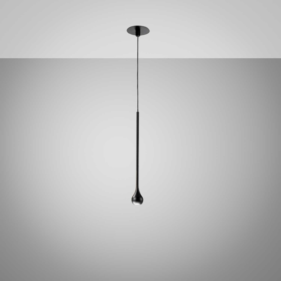 Gea luce ursula lampada a sospensione led 5w 3000k a forma di goccia