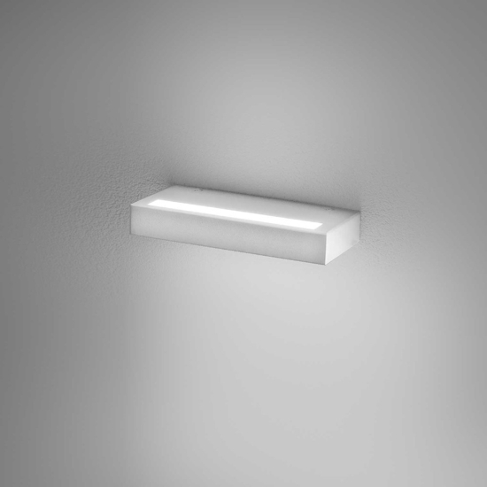 Gea luce gap applique da parete led 20w 3000k rettangolare bianco