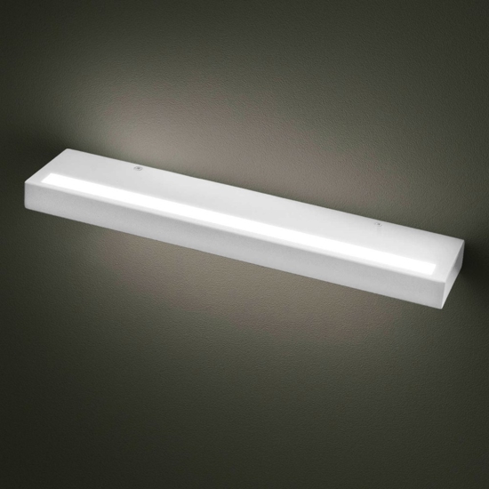 Gea luce gap applique da parete led 44w 3000k biemissione bianco