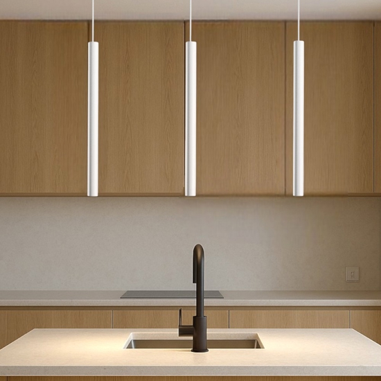 Gea luce thalassia lampadario cucina led 21w 3000k 3 luci bianco