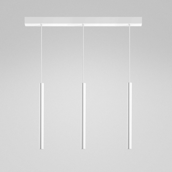 Gea luce thalassia lampadario cucina led 21w 3000k 3 luci bianco