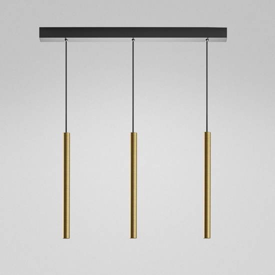 Gea luce thalassia lampadario led 21w 3000k da cucina 3 luci