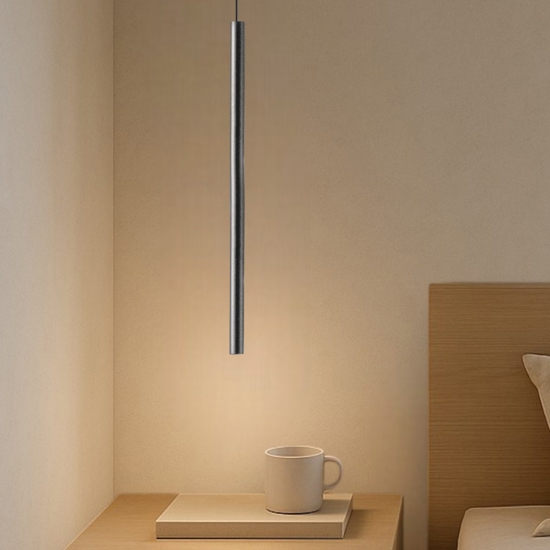 Gea luce thalassia lampada a sospensione led 7w 3000k per comodino minimal