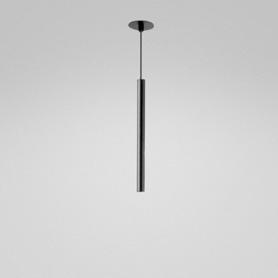 Gea luce thalassia lampada a sospensione led 7w 3000k per comodino nera