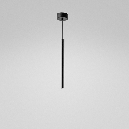 Gea luce thalassia lampada a sospensione led 7w 3000k per comodino nera
