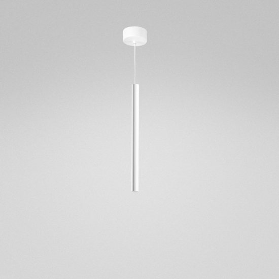 Gea luce thalassia lampada a sospensione led 7w 3000k tubolare bianca