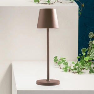 Gea luce lampada da esterno led 3w 3000k ip54 marrone