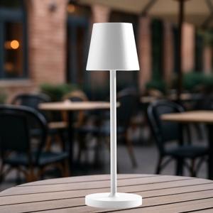 Gea luce lampada da esterno led 3w 3000k ip54 bianca moderna