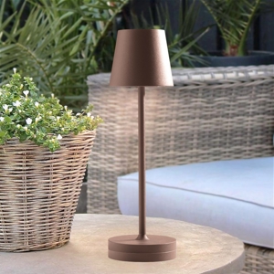 Gea luce lampada da esterno led 3w 3000k ip54 ricaricabile