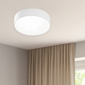 Gea luce cloe plafoniera moderna led 16w 3000k rotonda bianca