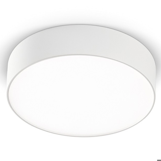 Gea luce cloe plafoniera bianca led 16w 4000k moderna tonda