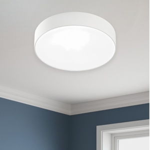 Gea luce cloe plafoniera moderna led 20w 3000k per salotto