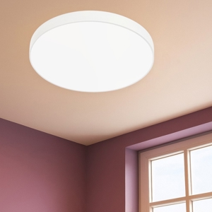 Gea luce plafoniera moderna led 40w 3000k tonda sottile