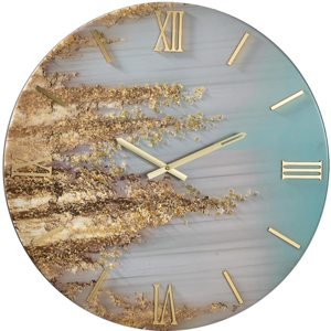 Orologio goldy da parete 40cm design moderno in resina