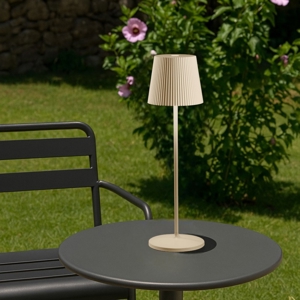 Gea luce brillia lampada da esterno led 3w 3000k ip54 portatile beige