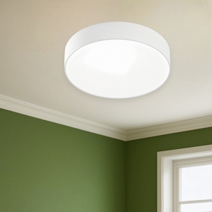 Gea luce cloe plafoniera bianca moderna led 20w 4000k