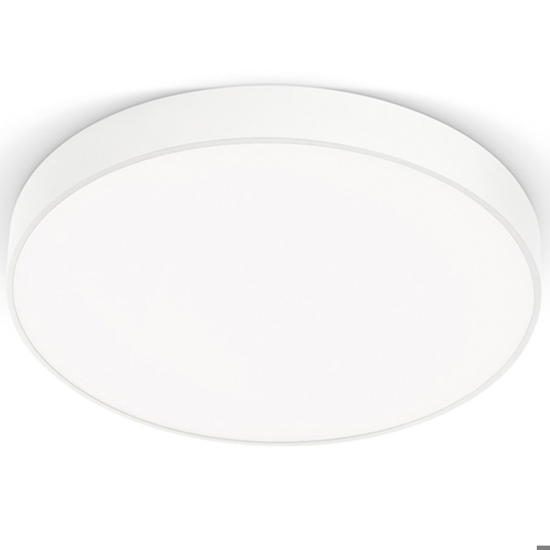 Gea luce plafoniera moderna led 50w 3000k rotonda bianca