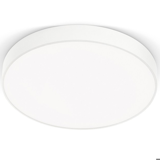Gea luce plafoniera bianca moderna led 50w 4000k rotonda