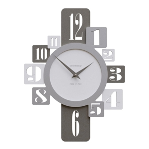 Orologio da parete moderno per cucina design bianco