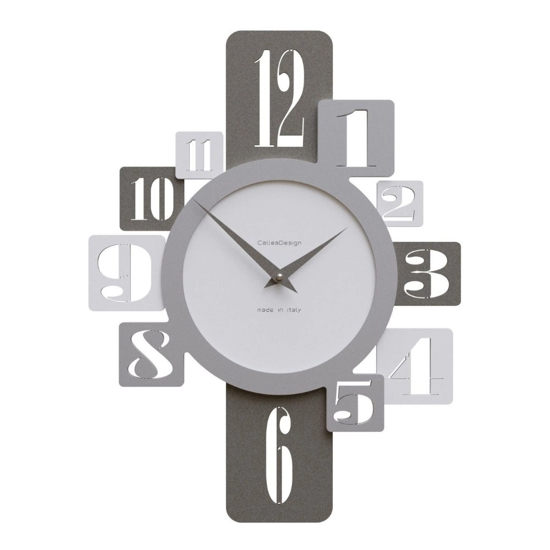Orologio da parete moderno per cucina design bianco