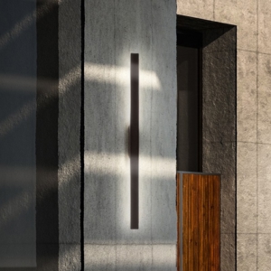 Ideal lux linea ap d104 applique da esterno antracite led 20w 3000k
