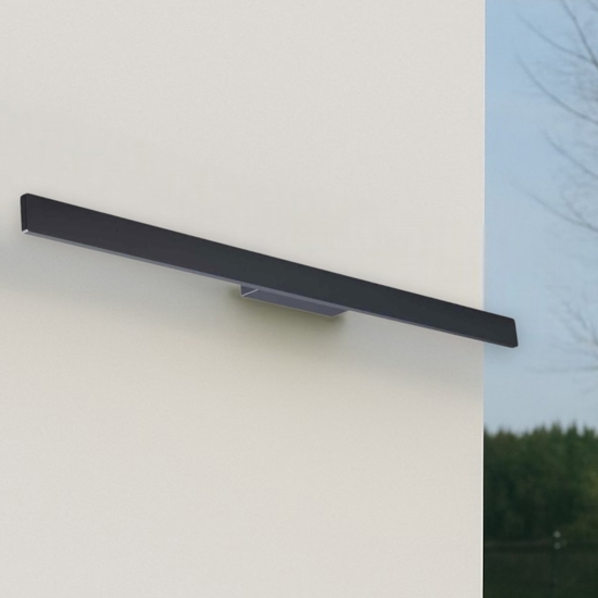 Ideal lux linea ap d104 applique da esterno antracite led 20w 3000k
