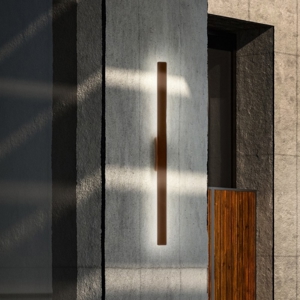 Linea ap d104 ideal lux applique lungo per esterno marrone