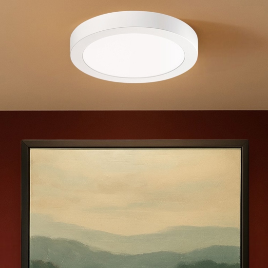 Gea luce faretto led 6w 3000k bianco da soffitto