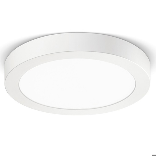 Gea luce faretto led 12w 3000k tondo per soffitto