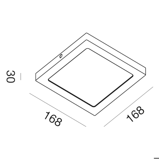Gea luce faretto bianco led 12w 3000k per interni