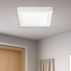Gea luce plafoniera bianca moderna led 18w 4000k