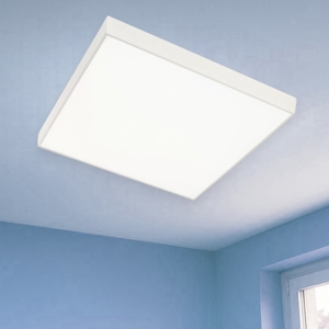 Gea luce plafoniera moderna led 60w 4000k bianca sottile