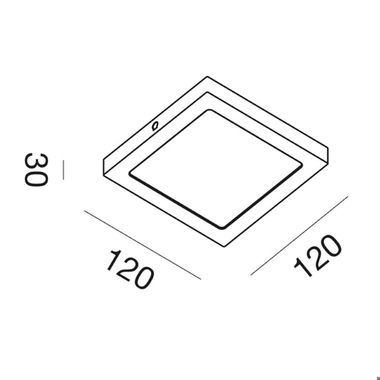 Gea luce faretto led 6w 4000k da soffitto moderno