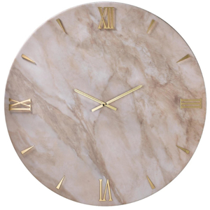 Orologio reale 100cm effetto marmo per parete di grandi dimensioni