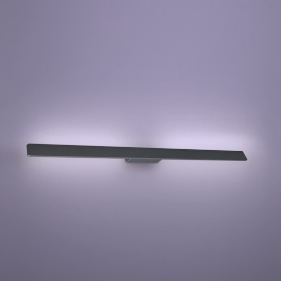 Applique da esterno led 23w 3000k ideal lux antracite linea ap d144