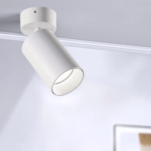 Gea luce faretto da soffitto orientabile bianco