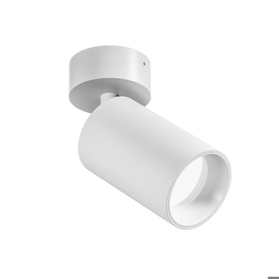 Gea luce faretto da soffitto orientabile bianco