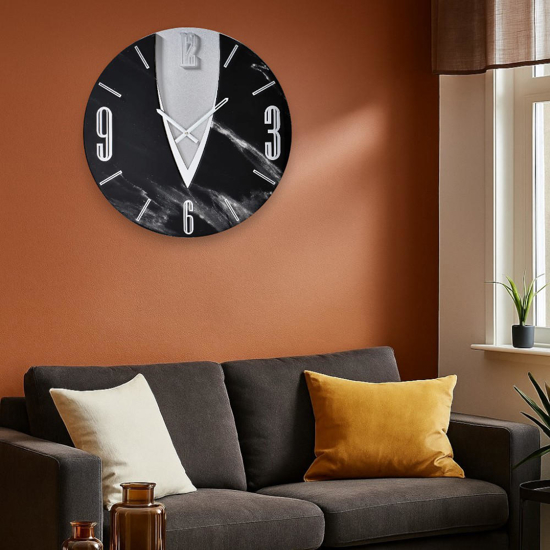 Orologio luna 40cm da parete 60cm tondo design moderno