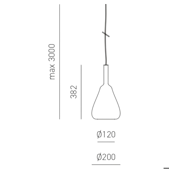 Gea luce lampada a sospensione ofelia per cucina moderna