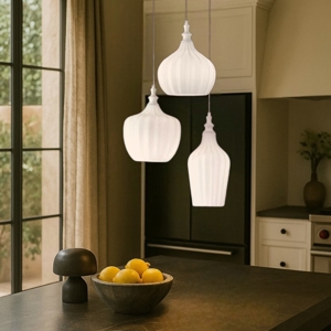 Gea luce lampadario cucina cleofe bianco 3 luci