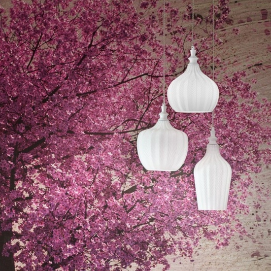 Gea luce lampadario cucina cleofe bianco 3 luci
