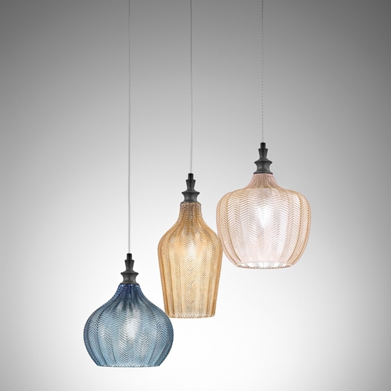 Gea luce cleofe lampadario pendente cucina multicolore