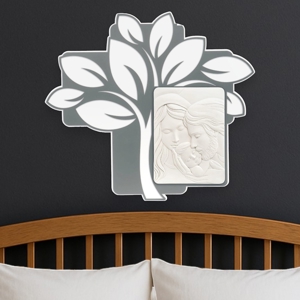 Bongelli preziosi capezzale moderno grigio 65x70 sacra famiglia fp