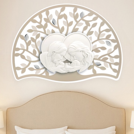 Capezzale moderno nocciola sacra famiglia 90x65 bongelli preziosi