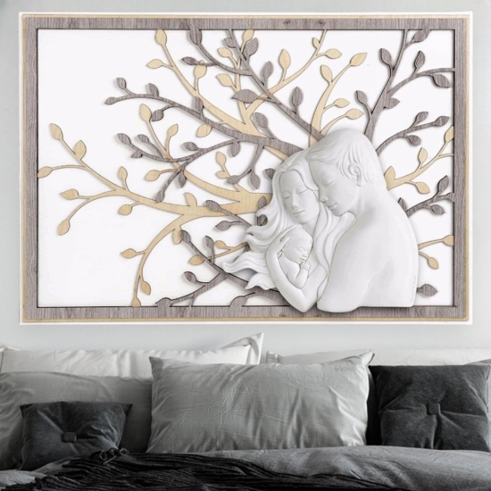 Bongelli preziosi capoletto capezzale sacra famiglia 105x72 rovere
