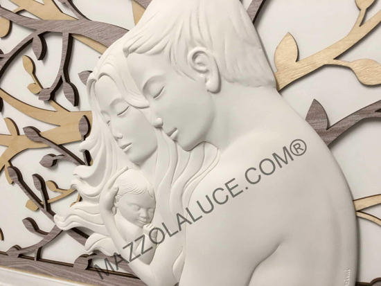 Bongelli preziosi capoletto capezzale sacra famiglia 105x72 rovere