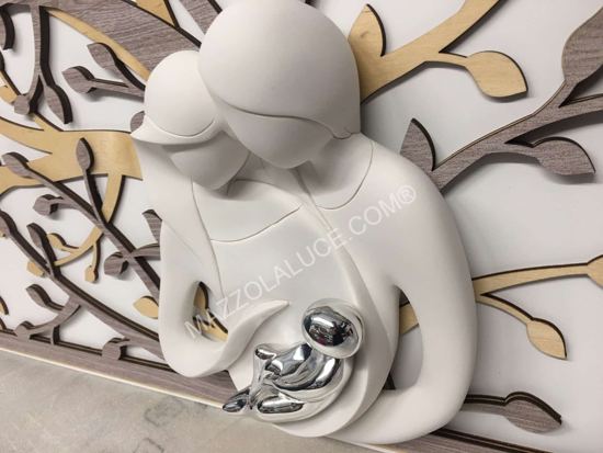 Bongelli preziosi capezzale moderno sacra famiglia 70x48 rovere