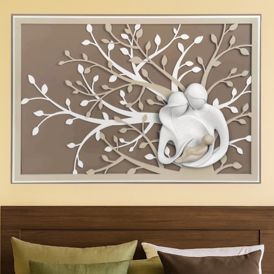 Capezzale moderno sacra famiglia 105x72 nocciola bongelli preziosi