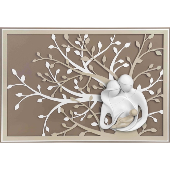 Capezzale moderno sacra famiglia 105x72 nocciola bongelli preziosi