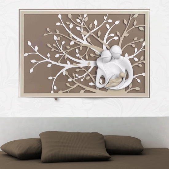 Capezzale moderno sacra famiglia 105x72 nocciola bongelli preziosi